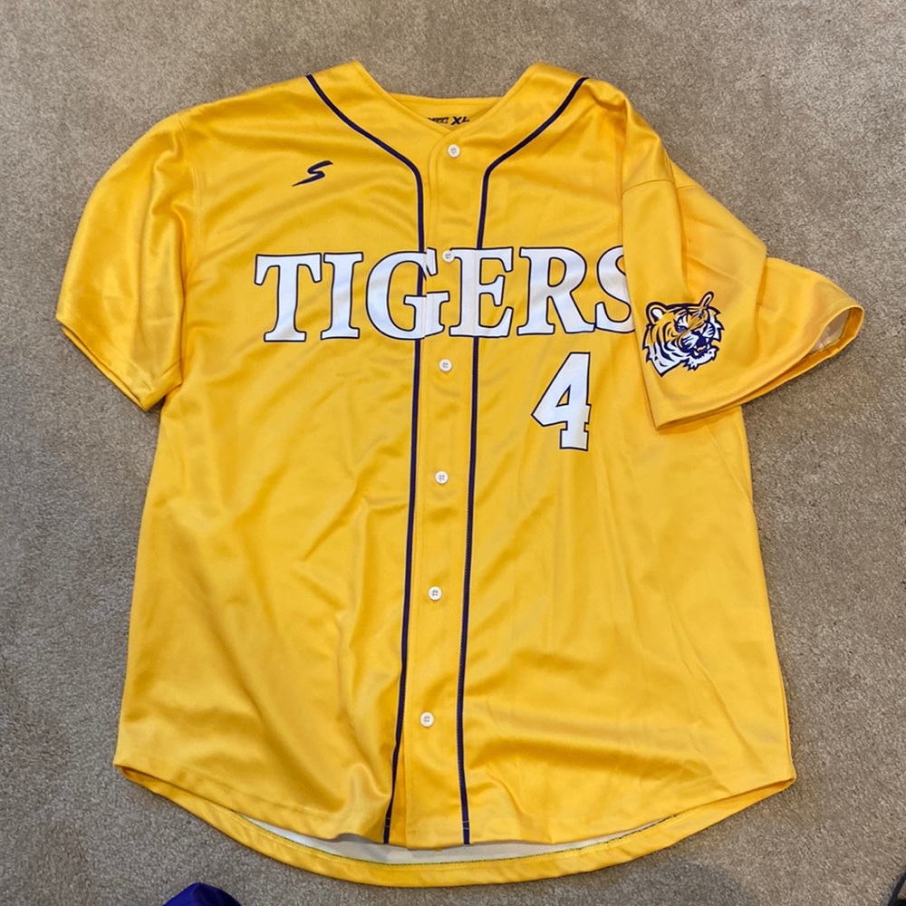 Baseball Tigers Jersey, XL